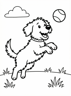 Dogs coloring pages