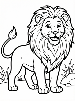 Lions coloring pages
