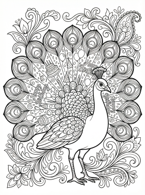 Birthday Peacock
