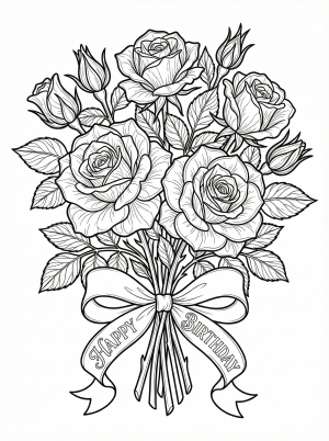 Birthday Roses Bouquet