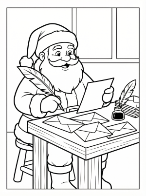 Santa Reading Letters