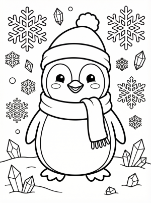 Snowflakes coloring pages