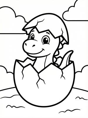 Baby Dinosaurs coloring pages