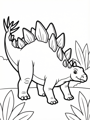 Stegosaurus coloring pages