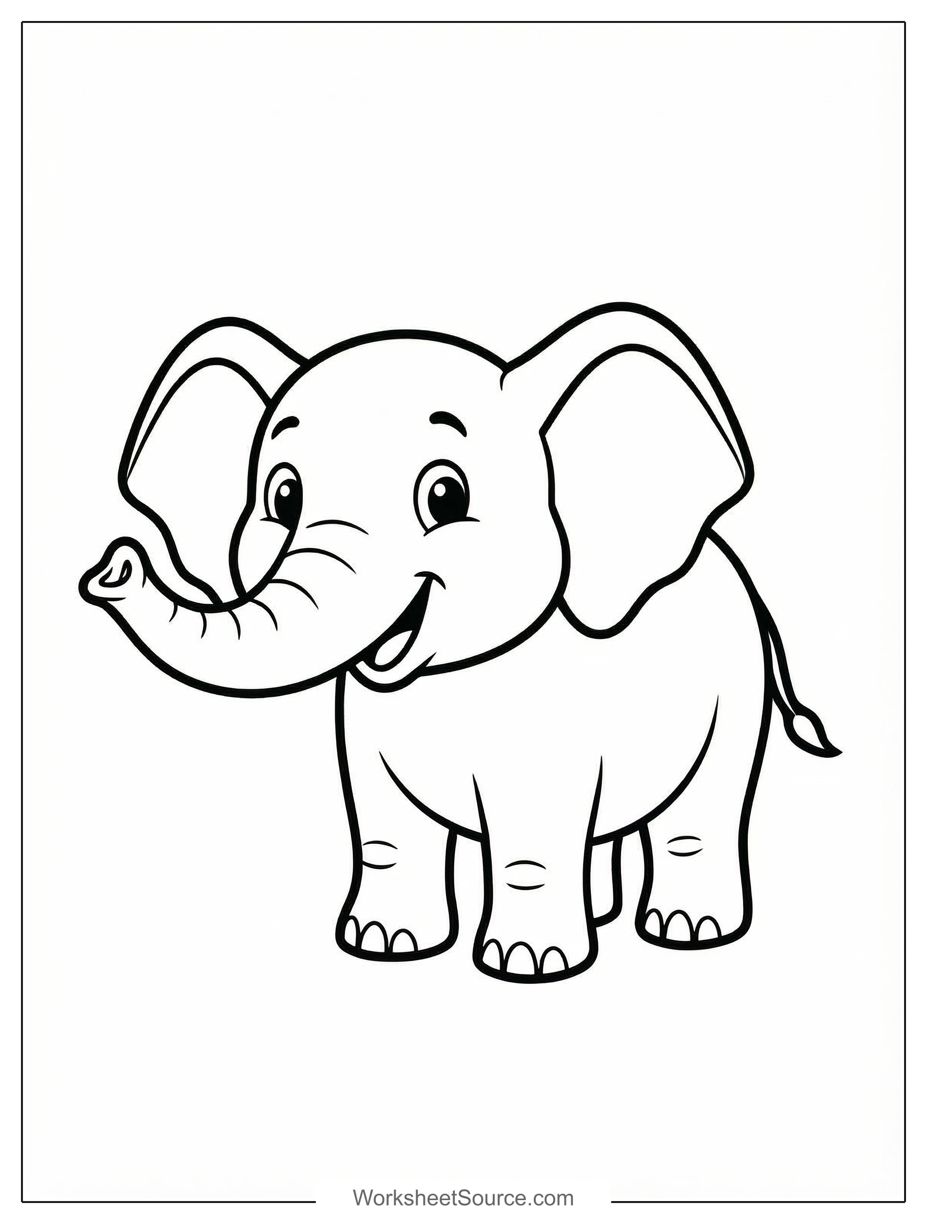 Free printable coloring page showing a decorative flower border with blank center, perfect for kids to practice color matching and creativity