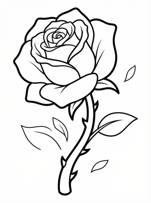 Roses coloring pages