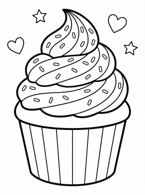 Cupcake Coloring Pages coloring pages