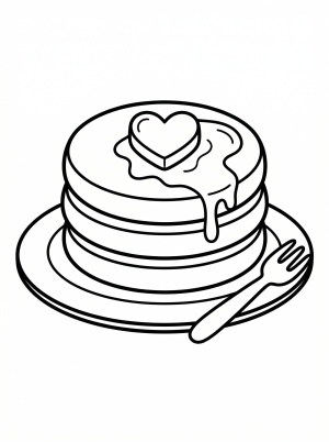 Pancake With Heart