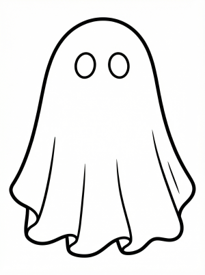 Ghosts coloring pages