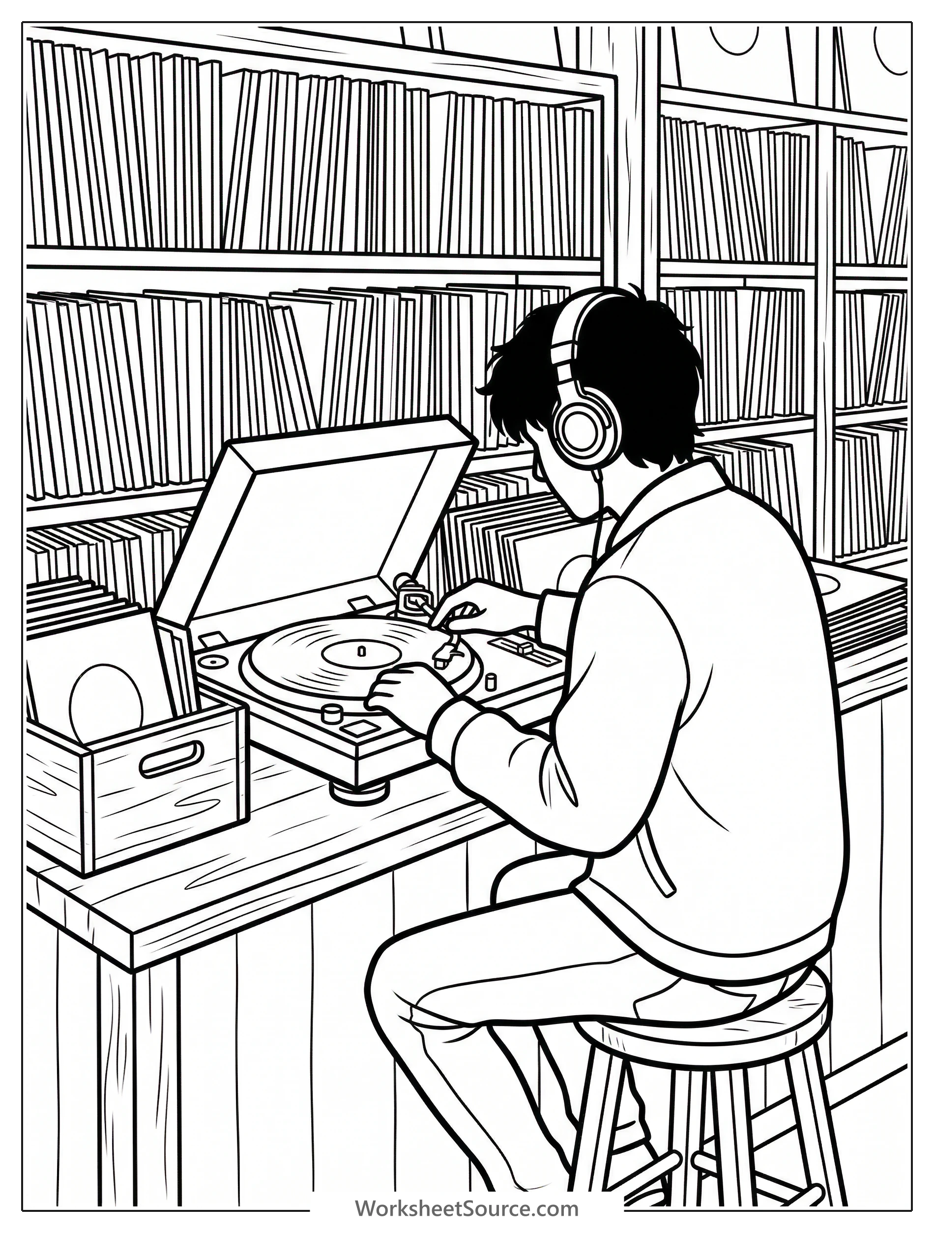 Record Store Corner — रंग भरना