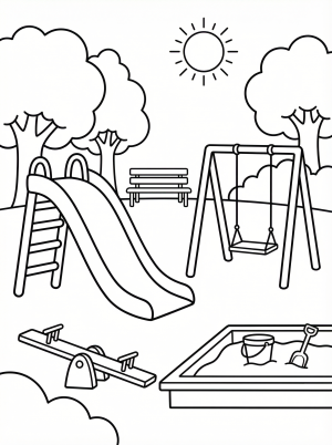 Parks coloring pages
