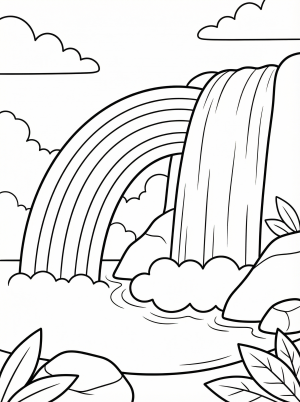 Rivers & Waterfalls coloring pages