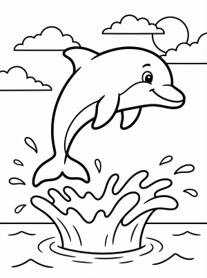Dolphin Coloring Pages coloring pages