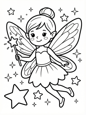 Fairies coloring pages