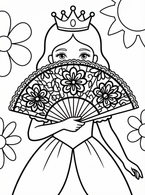 Princesses coloring pages