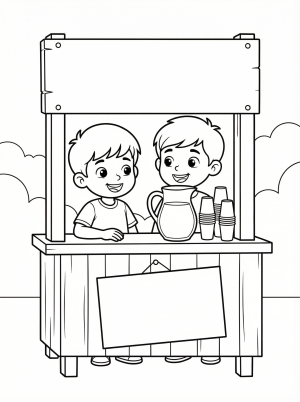 Summer coloring pages