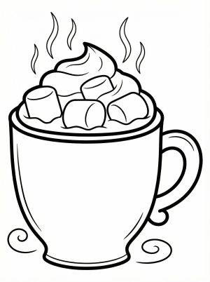 Winter coloring pages