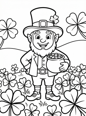 Leprechaun In A Field