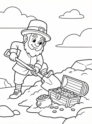 Leprechaun With Shovel