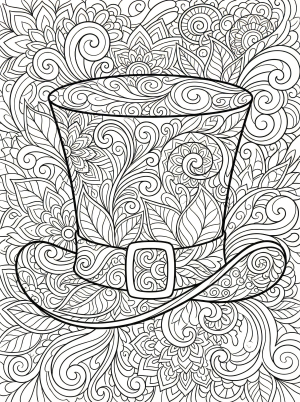 Zentangle Leprechaun Hat