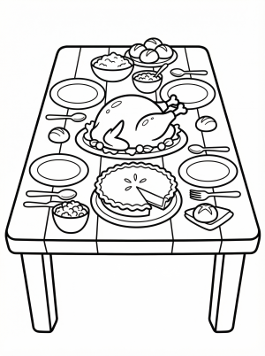 Thanksgiving coloring pages
