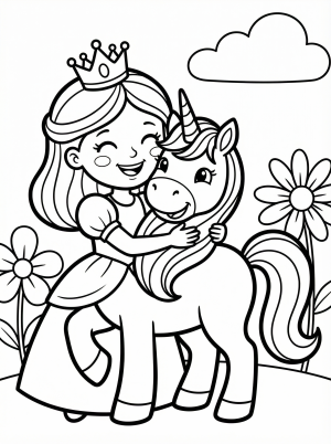 Princess and Unicorn Friends