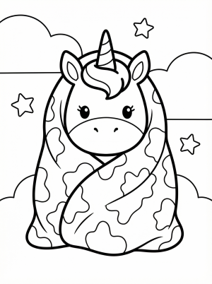 Baby Unicorn coloring pages