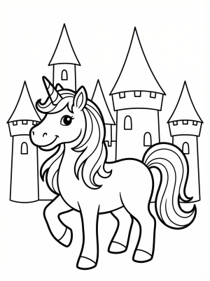 Unicorn and Castle Towers