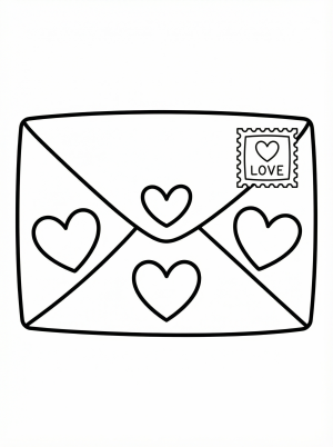 Valentine's Day coloring pages