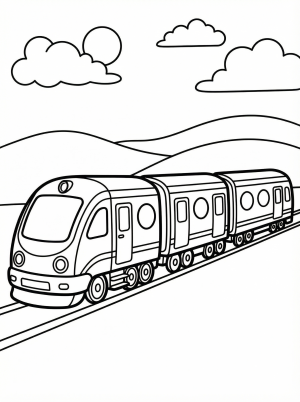 Vehicles coloring pages